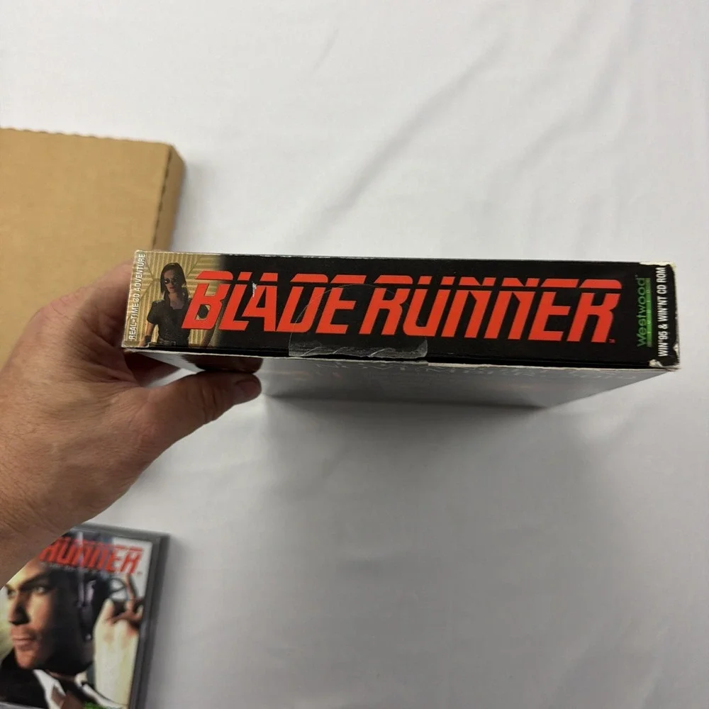 Blade Runner PC Big Box 1997 Vintage Computer Game Westwood 4 Discs